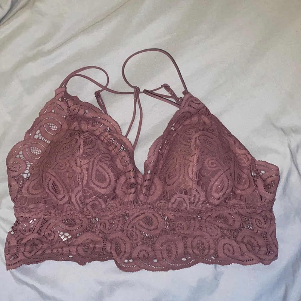 VS PINK Crochet Lace Bralette